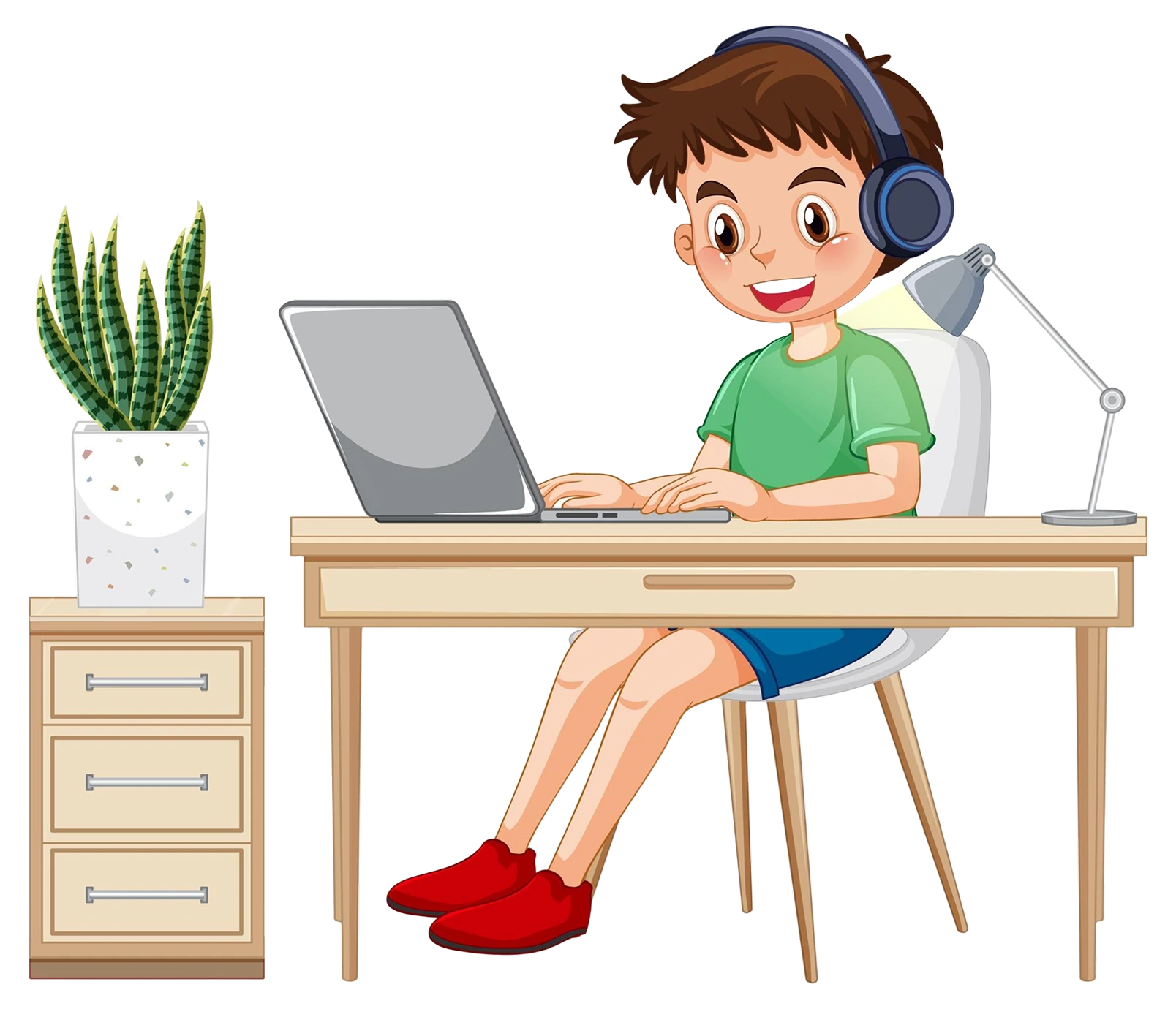 Person working on resume